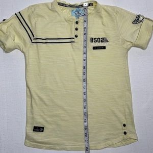 Bambini boys shirt size 7-8 (32) yellow used